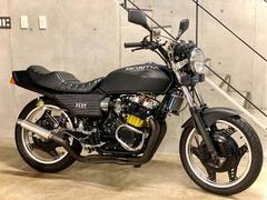 ホンダ　ＣＢＸ４００Ｆ　マットブラックダブルインボード　４−２−１マフラー　オイルクーラー　タックロールシート　アルフィン　ＢＥＥＴ