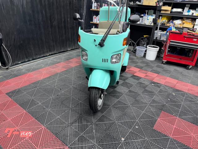 ホンダ ジャイロキャノピー 4サイクル リアボボックス 新塗装 ミント