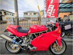 ＤＵＣＡＴＩ　９００ＳＳ　ＦＣＲ　ラジポン　タイヤ前後チェーン交換後納車