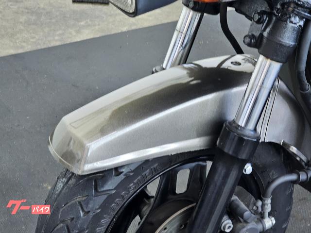 スズキ スーパーモレ アドレスV125エンジン換装 フロントディスク