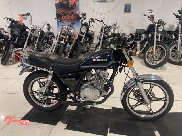 ＧＮ１２５Ｈ　ＬＣ６ＰＣＪＵＳ５Ｆ　４ストロークエンジン　キャブレター　ハリケーンハンドル　メッキフェンダー　サイドスタンド