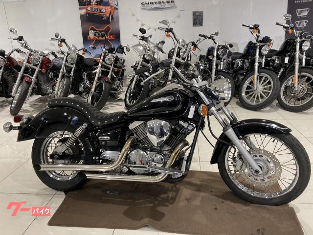 ドラッグスター２５０　ＶＧ０２Ｊ　Ｇ６０４Ｅ　４ストロークエンジン　キャブレター　スラッシュカットマフラー　カスタムシート