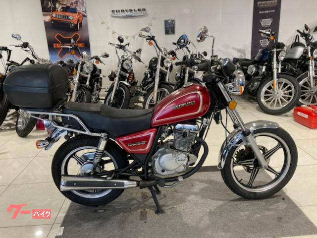 ＧＮ１２５−２Ｆ　ＳＵＺＵＫＩ　ＰＣＪ２Ｎ　Ｆ４９１　４ストロークエンジン　キャブレター　リアキャリア　リアボックス　サイドバック