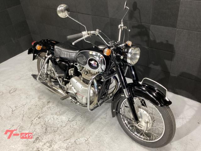 バンダイ メグロ オートバイ 500cc スタミナ 青メタリック 上箱