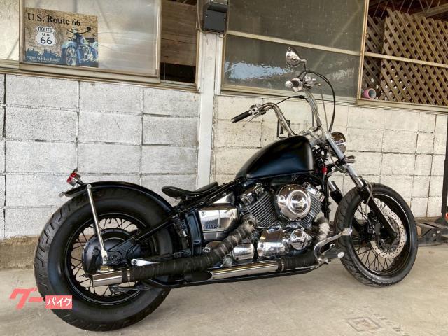 ドラックスター400フラットフェンダーKIT ブラック 有限会社ガレージT&F / ドラッグスター400 フラットフェンダーKIT