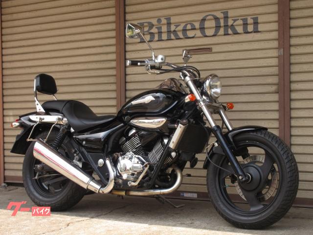 エリミネーター２５０Ｖ　ＶＮ２５０Ａ　２００４年モデル　バックレスト　社外ステップバー　自賠責保険１２ヶ月付き