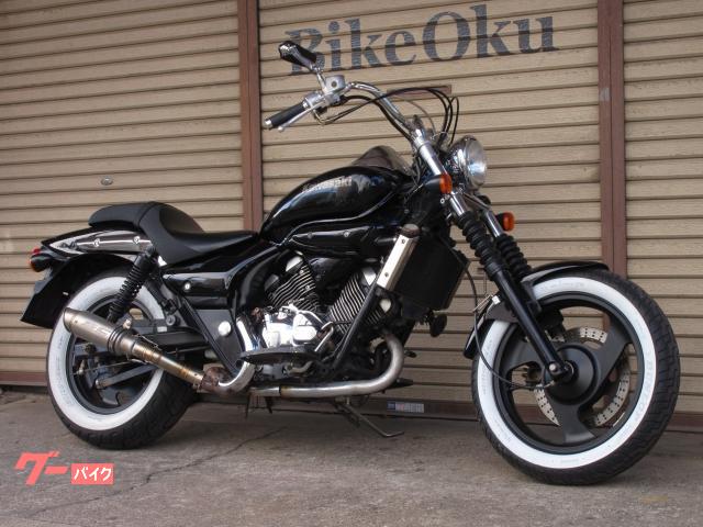 エリミネーター２５０Ｖ　ＶＮ２５０Ａ　２００７年モデル　自賠責保険１２ヶ月付き　社外マフラー　ロングフォーク　社外ハンドル