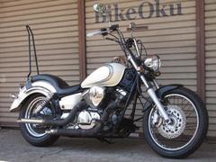 ヤマハ　ドラッグスター２５０　ＶＧ０２Ｊ　２００５年モデル　自賠責保険１２ヶ月付き　社外マフラー　シーシーバー　社外シート　社外ハンドル