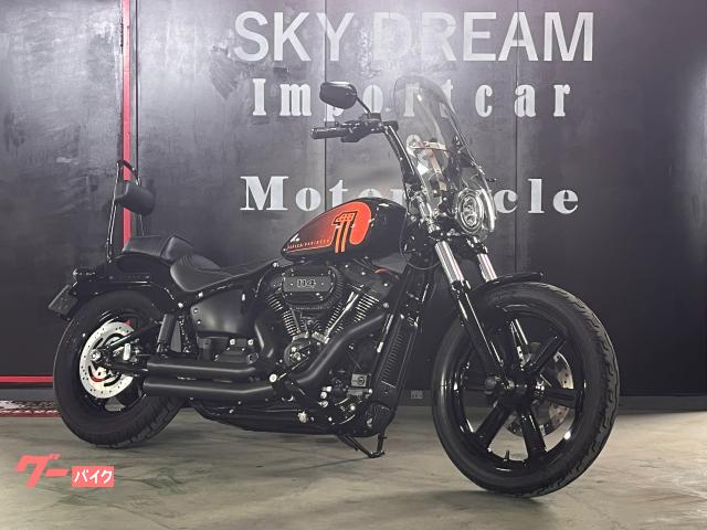 ＦＸＢＢＳ　ソフテイルストリートボブ１１４　１１４ｃｉ　１８６０ｃｃ　２人乗り登録　ＣＯＢＲＡマフラー　ＬＥＤライト　ＥＴＣ　社外