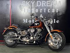 ＨＡＲＬＥＹ−ＤＡＶＩＤＳＯＮ　ＦＬＳＴＦ　ファットボーイ　ＴＷＩＮＣＡＭ９６ｃｉ　１５８０ｃｃ　１７インチクロームホイール　ＬＥＤライト　スリップオンマフラー