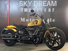 ＨＡＲＬＥＹ−ＤＡＶＩＤＳＯＮ　ＦＸＢＢＳ　ソフテイルストリートボブ１１４　１８６０ｃｃ　クラッシュバー　ＥＴＣ　２人乗り登録　ＬＥＤライト　キャストホイール