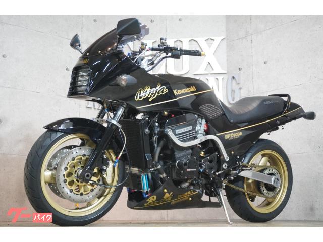 KAWASAKI・GPZ900R/GPZ750R オリジナルリアルカーボン ・アッパーカウルエンド（綾織り） あかる