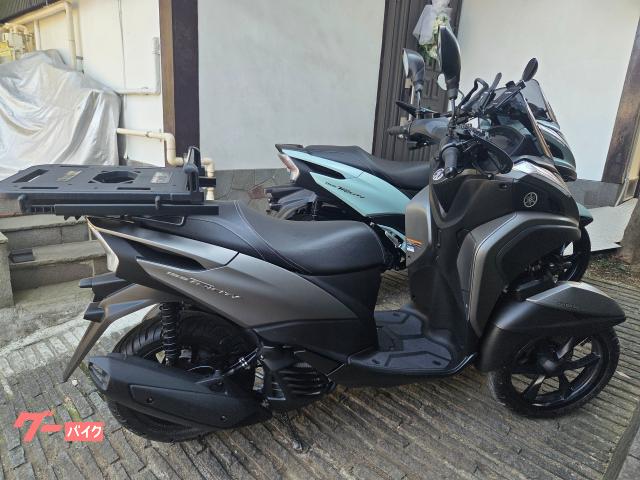 トリシティ１５５ＡＢＳ／普通自動車免許仕様／自社製作純国産オリジナルワイドスペーサー装着／ＥＴＣ　／ハンドガード／マウントバー