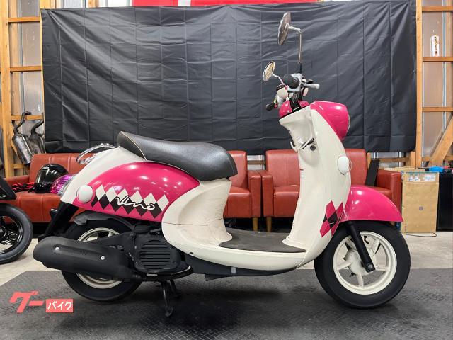 ビーノ デラックス 4スト インジェクション車 2016年式 フルノーマル バッテリー新品 ピンク
