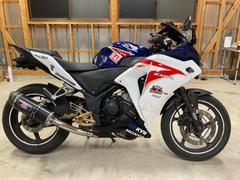 ホンダ　ＣＢＲ２５０Ｒ　ヨシムラフルエキゾースト　社外セパレートハンドル　バックステップ