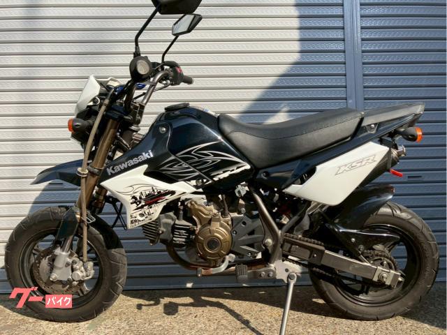 カワサキ KSR110 インジェクション 黒／白 4速ロータリー