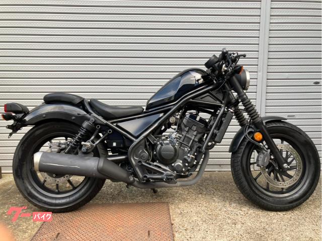 レブル２５０　ＡＢＳ　２０１９年式　ＭＣ４９　ＵＳＢ　社外ハンドル・バーエンドミラー　ブラック