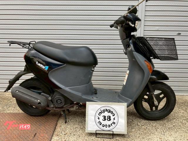 レッツ４　ＣＡ４１Ａ　２００５年式　フロントバスケット　リアキャリア　インジェクション　ブラック