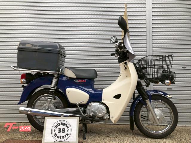 スーパーカブ１１０プロ　２０１８年式　ＪＡ４２　リアボックス　フロントウインドシールド　インジェクション　ブルー