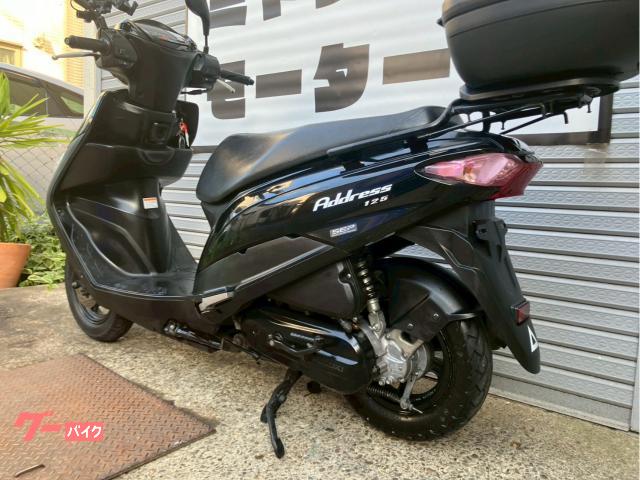 スズキ アドレス125 2020年式 DT11A リアボックス スマホ