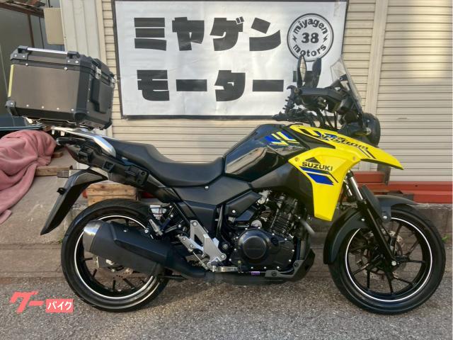 V−ストローム250 ABS 2023年式 DS12E オーナー ETC リアボックス スマホホルダ
