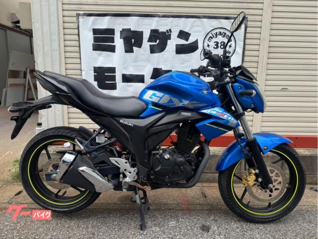 ＧＩＸＸＥＲ　１５０　２０１９年式　ＮＧ４ＢＧ　フルノーマル　純正キー２本　インジェクション　青