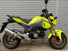 ホンダ　グロム　２０１６年式　ＪＣ６１　ＫＩＴＡＣＯマフラー　ＴＡＫＥＧＡＷＡケースカバー　ライトカスタム有　リアキャリア