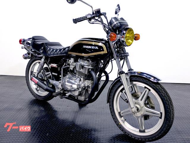 ホークIIＣＢ４００Ｔ　後期型　輸出モデル　角形タンク　ヤカン型クランクケース最終型　エンジン腰上ＯＨ　Ｎｅｗペイント・タイヤ他改