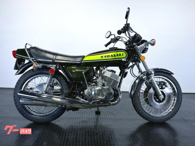 カワサキ 500SSマッハIII H1E レストア車 純正OPダブル