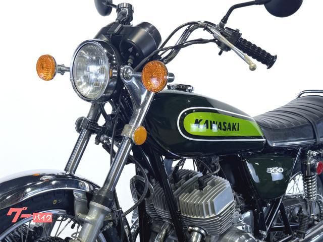 カワサキ 500SSマッハIII H1E レストア車 純正OPダブル
