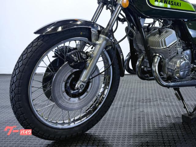 カワサキ 500SSマッハIII H1E レストア車 純正OPダブル