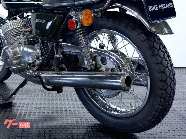 カワサキ 500SSマッハIII H1E レストア車 純正OPダブル