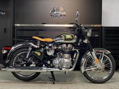 ＲＯＹＡＬ　ＥＮＦＩＥＬＤ　クラシッククローム５００　ＥＦＩ　クローム＆グリーン　ソロシート仕様　リヤキャリア付　Ｌ１１７