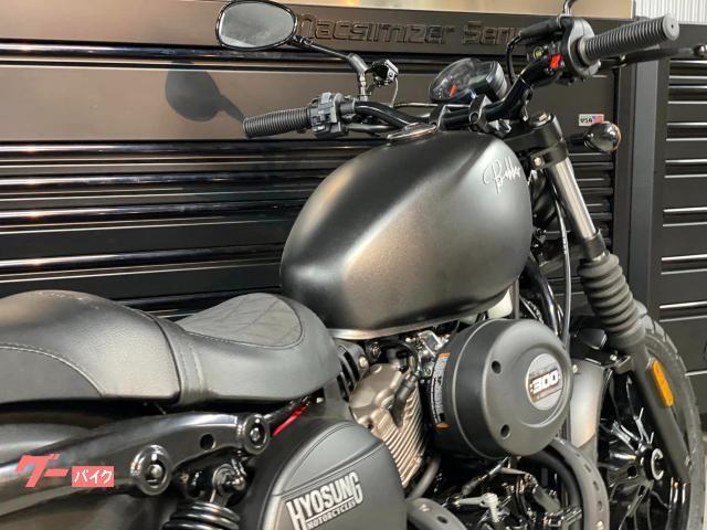 HYOSUNG GV300Sボバー マットブラック 水冷SOHC8