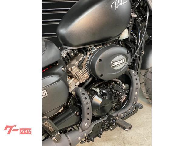 HYOSUNG GV300Sボバー マットブラック 水冷