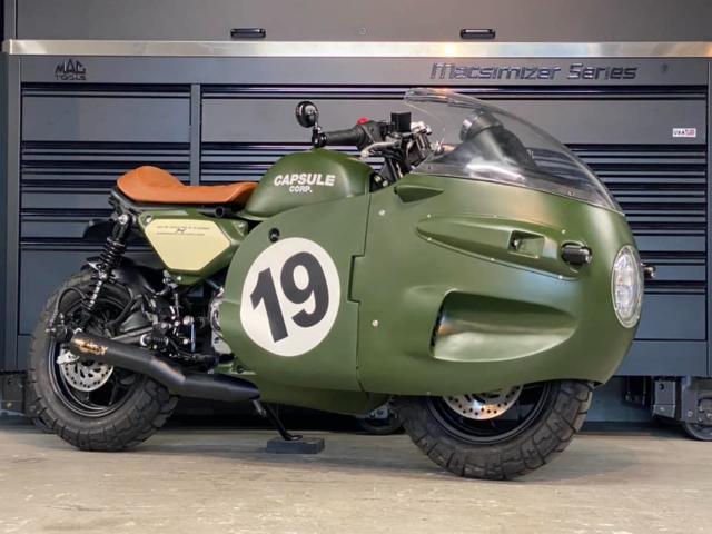 ホンダ モンキー125 オールドレーサー風フルカウル仕様