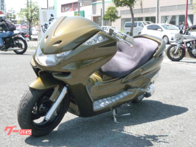 ヤマハ マジェスティＣ 社外マフラー カスタム多数 ＳＧ０３Ｊ グリーンメタリックカラー｜ＦＲＯＮＴ ＲＯＷ｜新車・中古バイクなら【グーバイク】