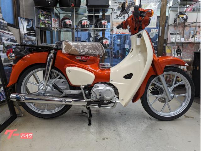 スーパーカブ１１０フレアオレンジメタリックディスクブレーキキャストホイール