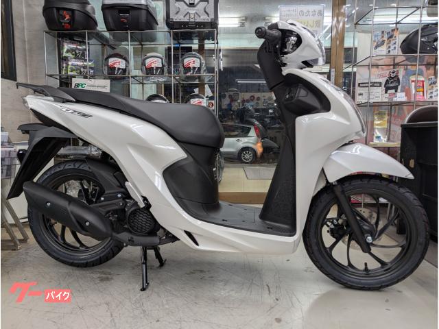 Ｄｉｏ１１０・ベーシック２０２５パールスノーフレークホワイト２０２５ニューモデルＬＥＤトランクライトスマートキー