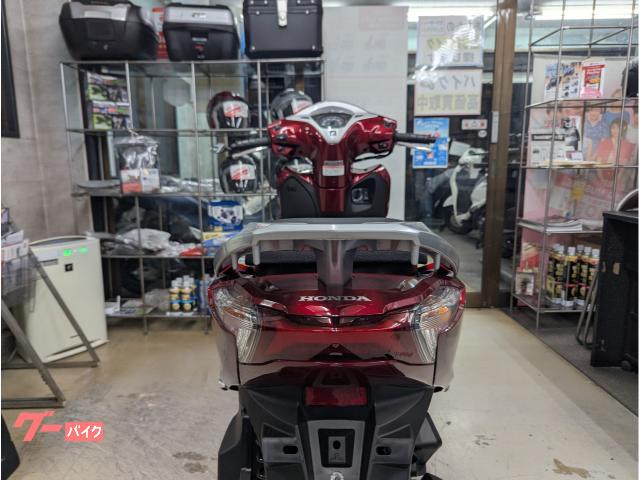 ホンダ リード125ニューカラー2026キャンディラスターレッド