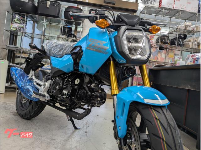 ホンダ グロムパールスプレンディドブルーメタリック5速ABS