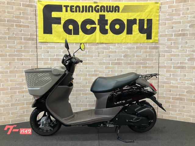 SUZUKI鈴木スズキレッツバスケットワンオーナー実動実走行 スズキ レッツバスケット ワンオーナー メットインスクーター フロント