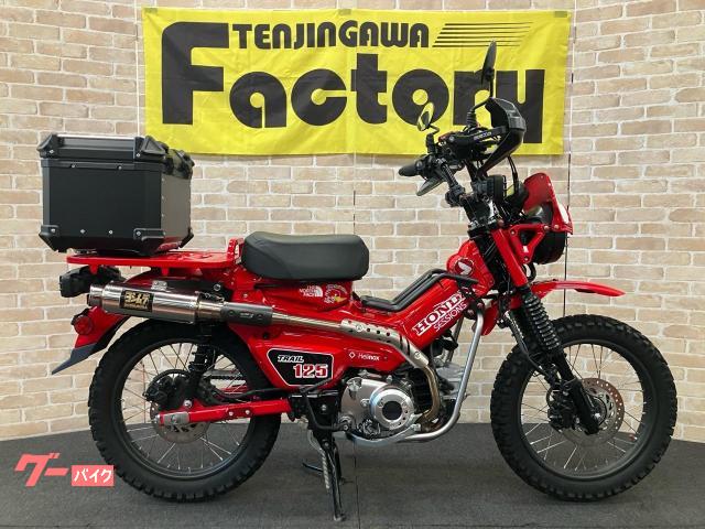 ＣＴ１２５ハンターカブ　　ＯＰＭＩＤメーター　ヨシムラマフラー　Ｇクラフトセンターキャリア　チェーンカバー　ライトガード等カスタム
