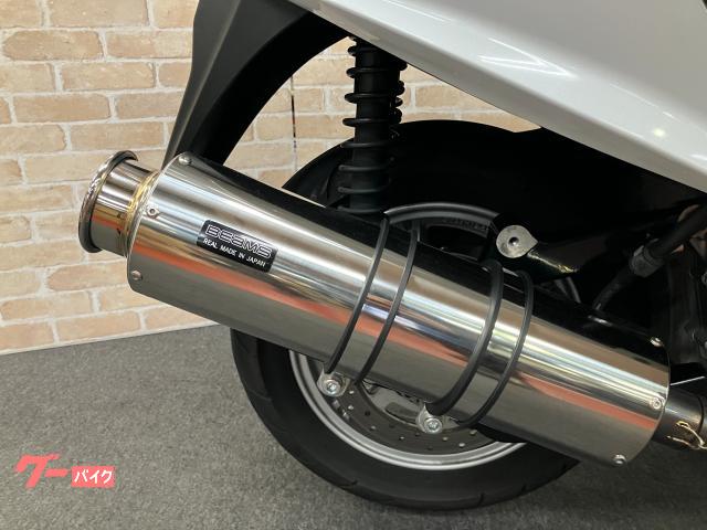 スズキ バーグマン200 ビームスマフラー アナログメーター