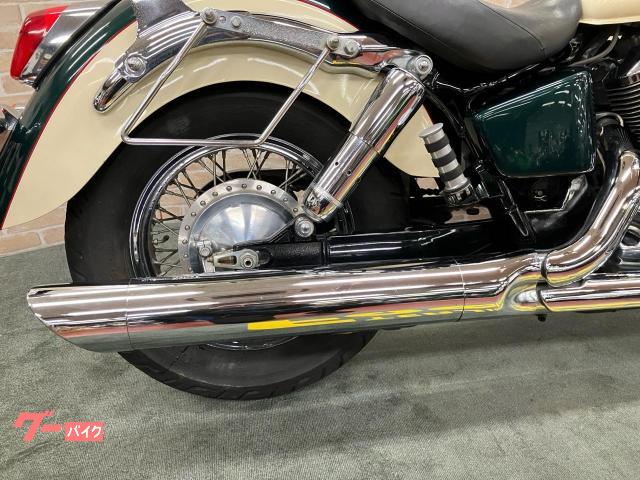 NO.5209　　ホンダ　シャドウ４００　水冷Ｖツインエンジン　アップハンドル　サイドバック　エンジンガード　バックレスト　ブラック シャドウ400/ホンダ 水冷Vツインエンジン サイドバックサポート