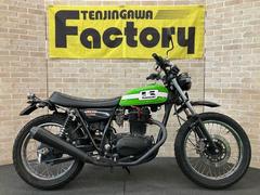 カワサキ　２５０ＴＲ　キャブレターモデル　前後ショートフェンダー　ウインカー　テールランプ　タックロールシートカスタム