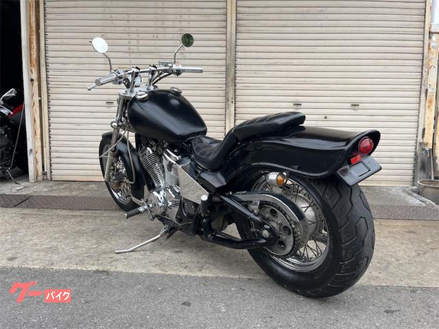 スティード400（Steed400）用社外ロングフォーク対応トリプルツリー ホンダ スティード400 ロングフォーク トリプルツリー ローダウン