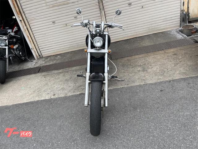 ホンダ スティード400 ロングフォーク トリプルツリー ローダウン