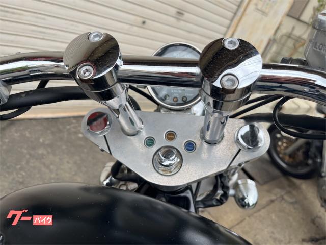 ホンダ スティード400 ロングフォーク トリプルツリー ローダウン