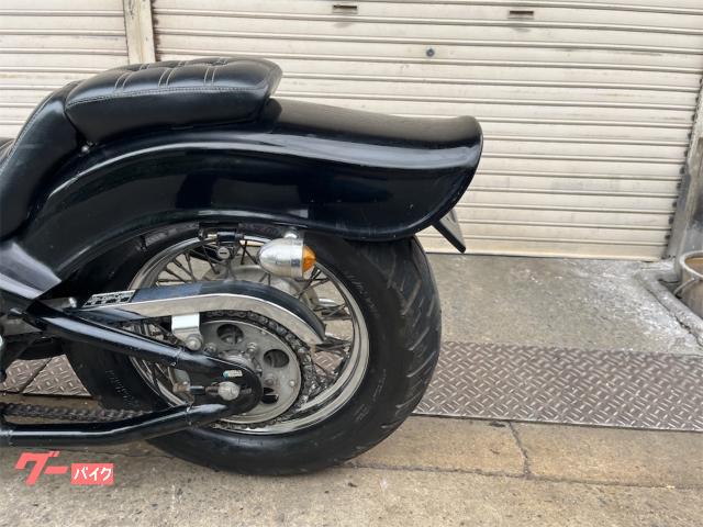 ホンダ スティード400 ロングフォーク トリプルツリー ローダウン